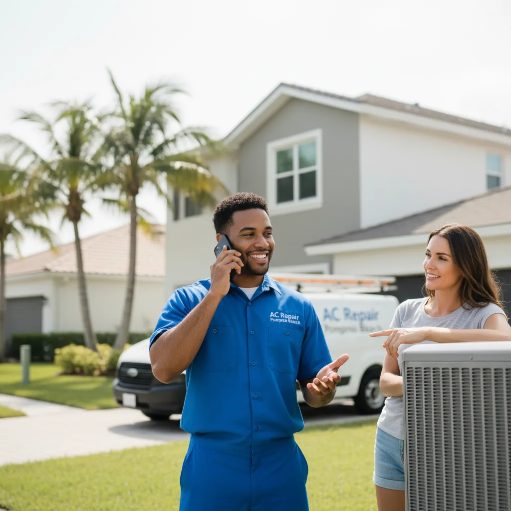 AC Repair Pompano Beach customer support in New Columbia